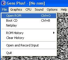 ���� 'Open ROM'